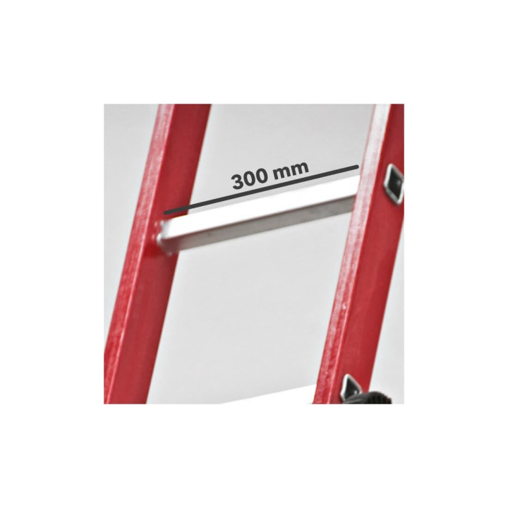 PROSTEP Escalera transformable de 2 tramos – mixta de fibra y aluminio | L'Echelle Europeenne