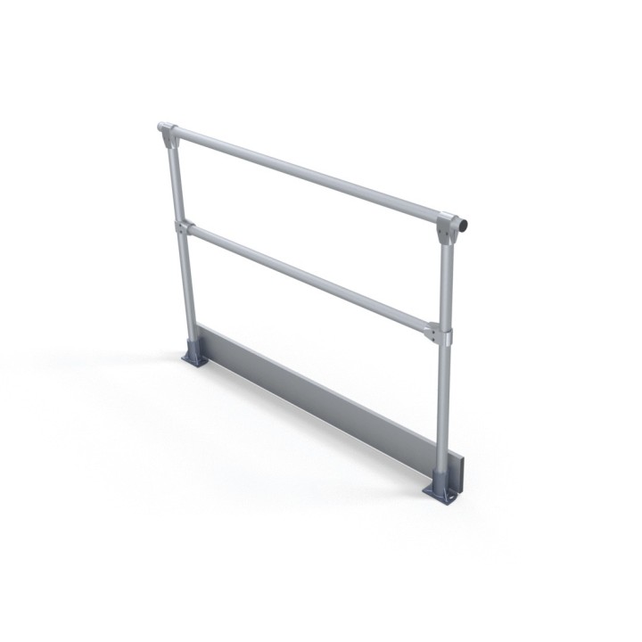 Garde-corps de sortie L 1,50 m avec plinthe