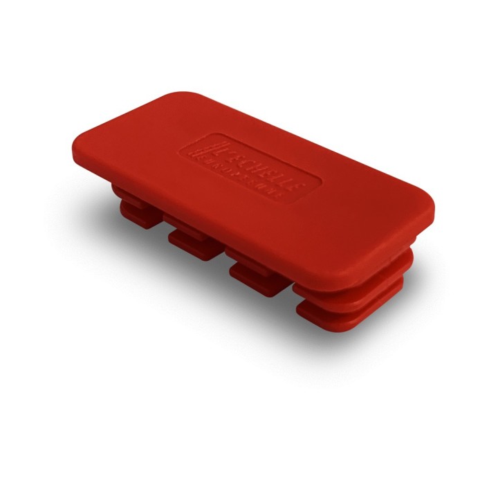 Red PVC end cap for fixed ladderA0002642