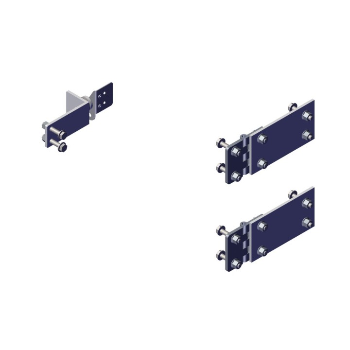 Kit de compensación para puerta con cerradura para escaleras protección dorsal | L'Echelle Europeenne