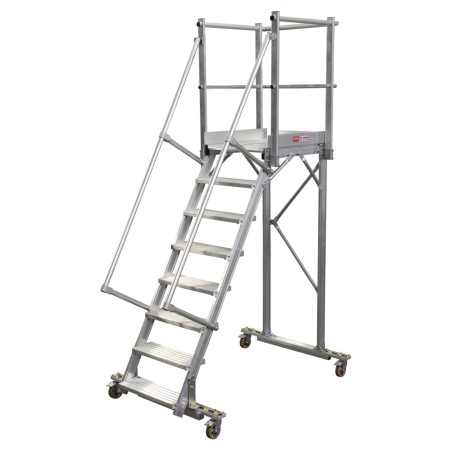 Plate-forme industrielle roulante simple