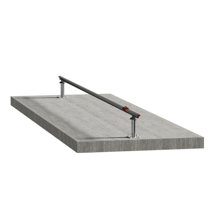 CONEKT Línea de vida de rail sobre losa de hormigón | L'Echelle Europeenne