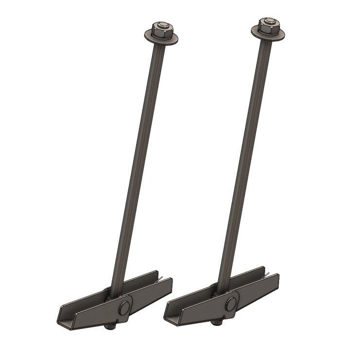 Línea de vida automática con cable CONEKT sobre chapa estanca | L'Echelle Europeenne