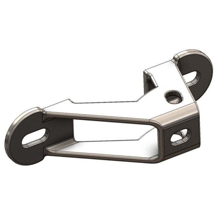 Platine d'extrémité 2 points de fixation