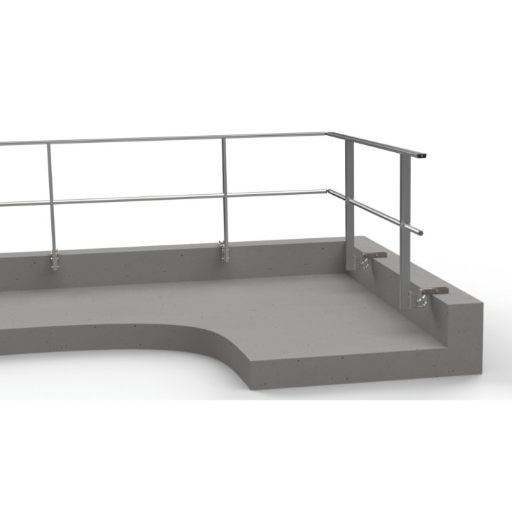 Fixation sabot Z ECO - Version droite