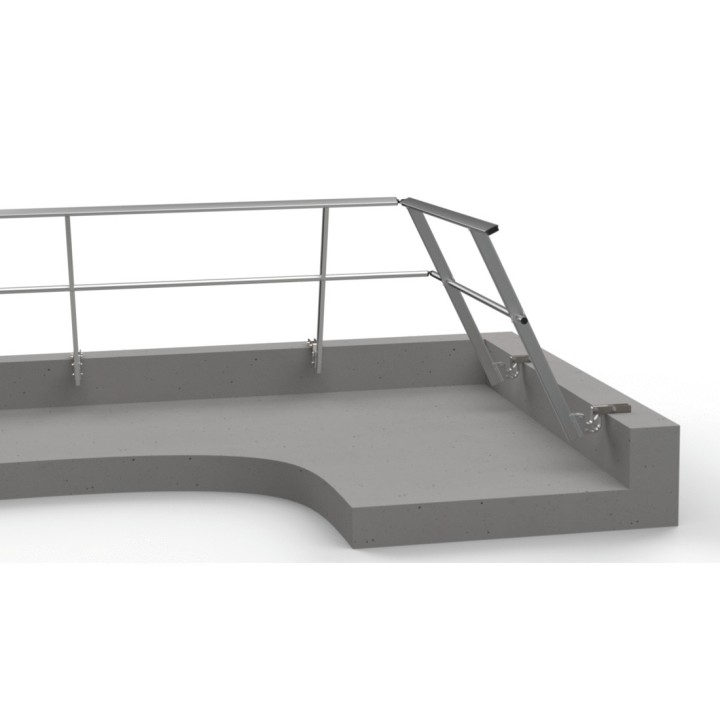 Fixation sabot Z ECO - Version inclinée 25°