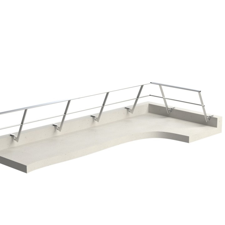 Vue d'ensemble sabot Z0 version inclinée 25°