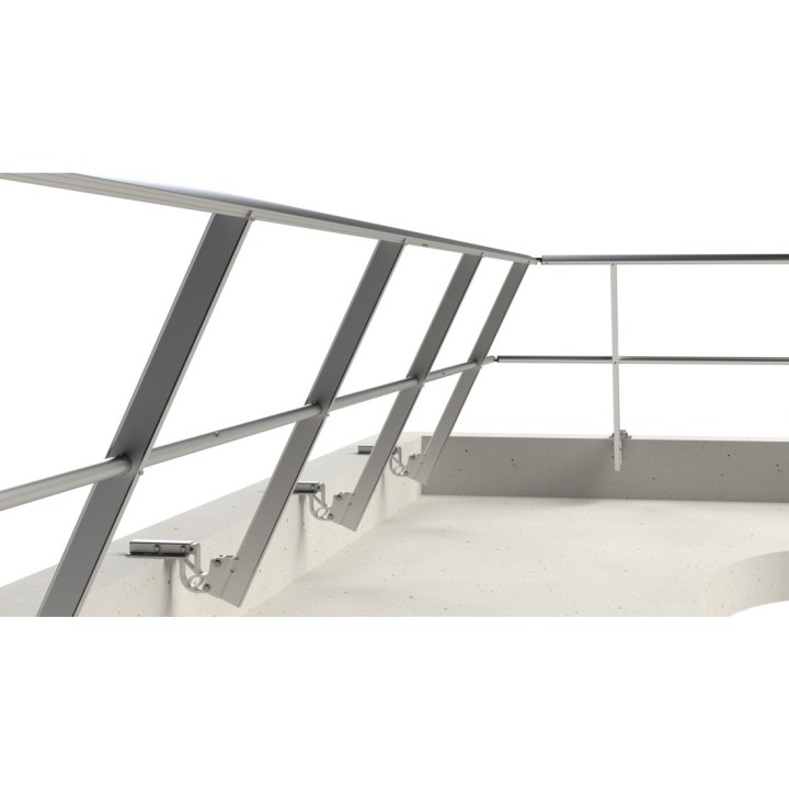 Vue d'ensemble sabot Z0 version inclinée 25°