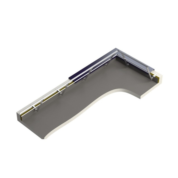 Vue d'ensemble sabot Z100 version inclinée 25°