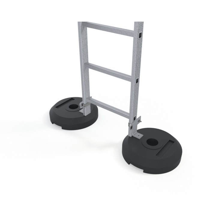 Plots fixés sur cornière