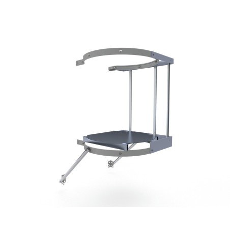 Rellano abatible para escalera de protección dorsal | L'Echelle Europeenne