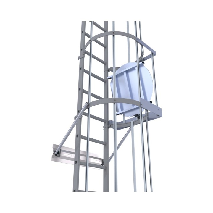 Rellano abatible para escalera de protección dorsal | L'Echelle Europeenne