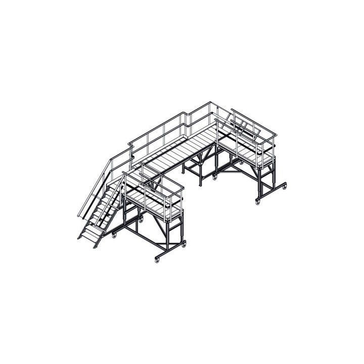 Puesto de trabajo para el mantenimiento mecánico y eléctrico de tractores | L'Echelle Europeenne