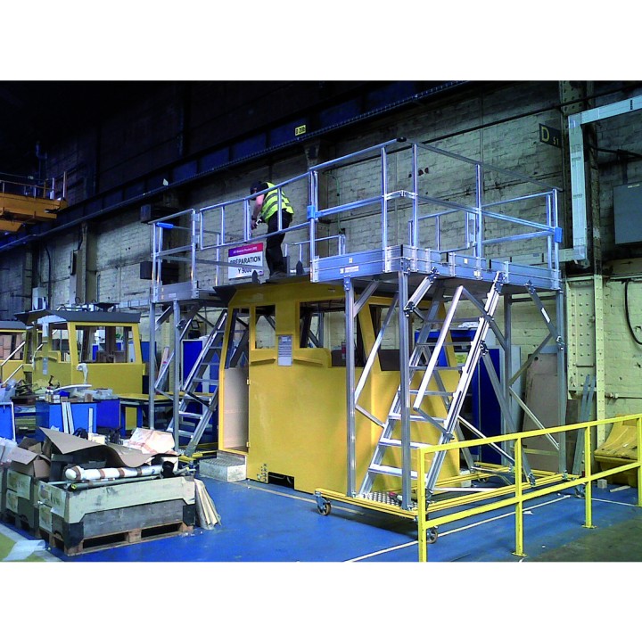 Plataforma móvil para garantizar la  seguridad colectiva en el puesto de trabajo | L'Echelle Europeenne