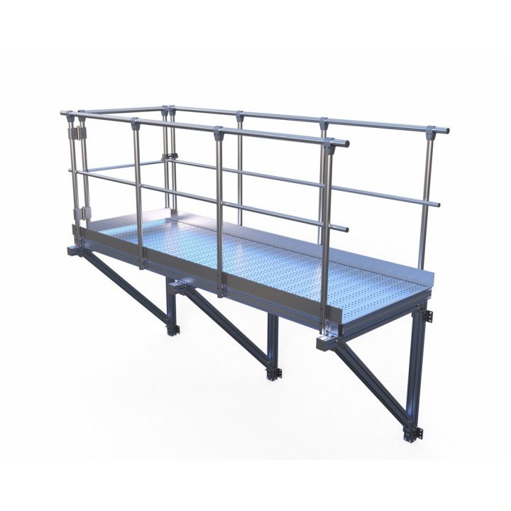 Passerelle avec fixation console