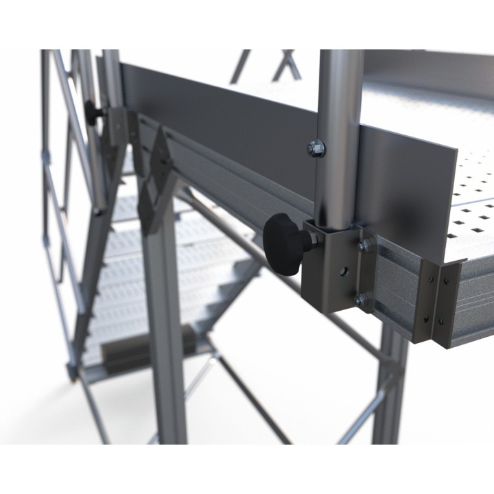 Détail : garde-corps amovible