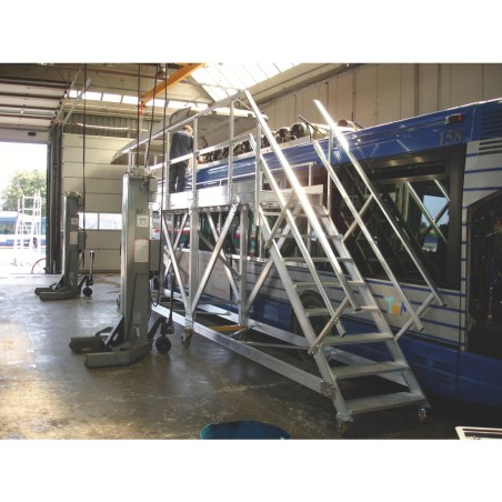 Plataforma móvil de mantenimiento para empresa de transporte urbano | L'Echelle Europeenne