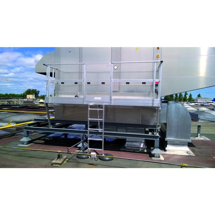 Acceso al bloque del climatizador en la cubierta | L'Echelle Europeenne