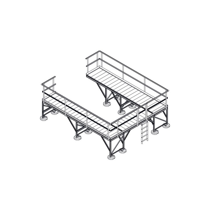 Acceso al bloque del climatizador en la cubierta | L'Echelle Europeenne