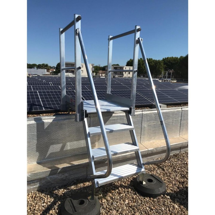 Pasarela de doble acceso 60° en Kit longitud 800 mm | L'Echelle Europeenne