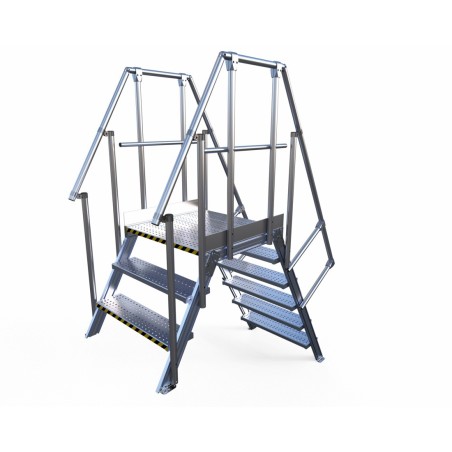 Pasarela de doble acceso LEEVEL  inclinación 60 ancho 600 mm | L'Echelle Europeenne