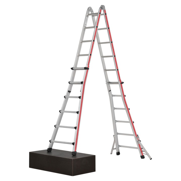 Escalera multiposición telescópica L'ECHELLE EUROPEENNE con estabilizador | L'Echelle Europeenne
