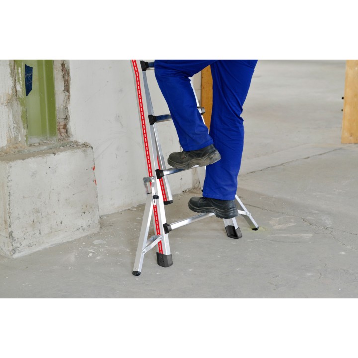 Escalera multiposición telescópica L'ECHELLE EUROPEENNE con estabilizador | L'Echelle Europeenne