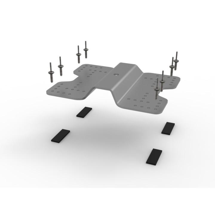 Kit de fijación FLEEX para chapa seca /chapa impermeable fijación por remaches | L'Echelle Europeenne