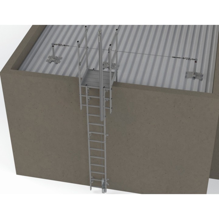 Nueva línea de vida vertical FLEEX | L'Echelle Europeenne