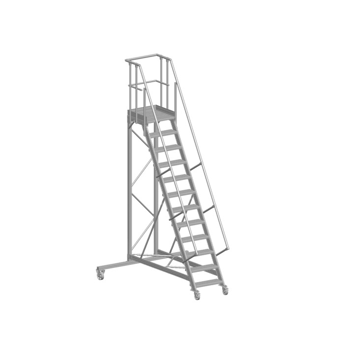 Plataforma de trabajo móvil LEEVEL inclinación 60° ancho 600 mm | L'Echelle Europeenne