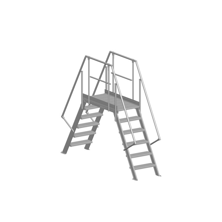 Pasarela de doble acceso LEEVEL  inclinación 60 ancho 600 mm | L'Echelle Europeenne