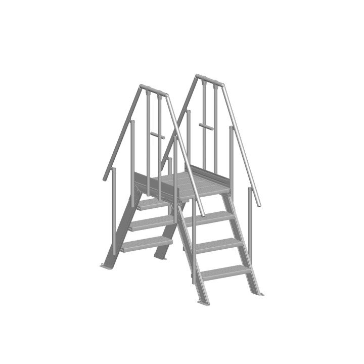 Pasarela de doble acceso LEEVEL  inclinación 60 ancho 600 mm | L'Echelle Europeenne