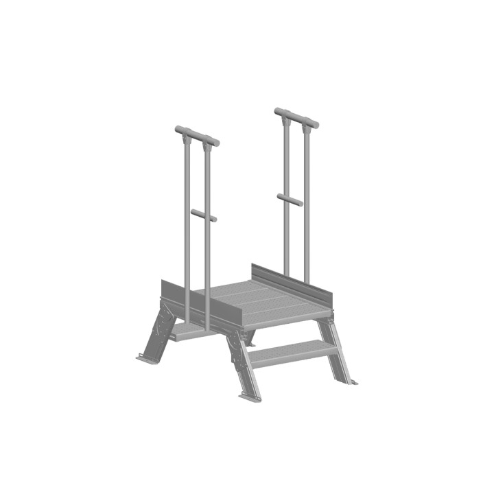 Pasarela de doble acceso LEEVEL  inclinación 60 ancho 600 mm | L'Echelle Europeenne