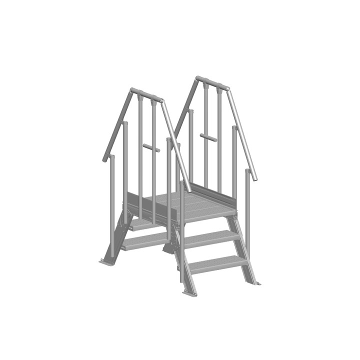 Pasarela de doble acceso LEEVEL  inclinación 60 ancho 600 mm | L'Echelle Europeenne