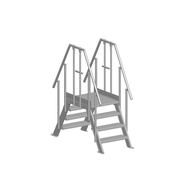 Pasarela de doble acceso LEEVEL  inclinación 60 ancho 600 mm | L'Echelle Europeenne
