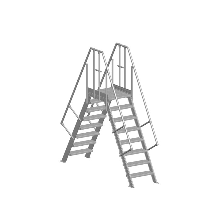 Pasarela de doble acceso LEEVEL  inclinación 60 ancho 600 mm | L'Echelle Europeenne