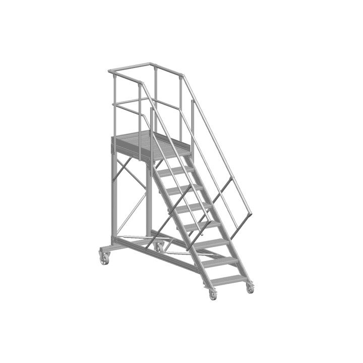 Plataforma de trabajo móvil LEEVEL inclinación 45° ancho 600 mm | L'Echelle Europeenne