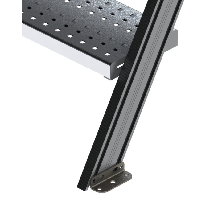 Detalle de la fijación inferior