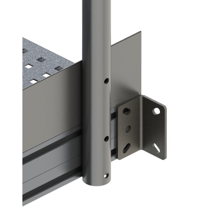 Detalle de la fijación superior