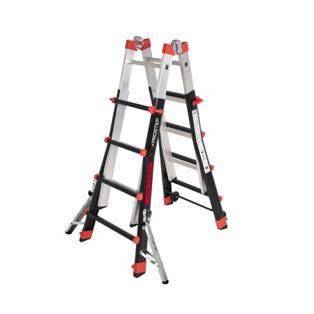 Échelle multiposition télescopique PROSTEP avec stabilisateur | EN 131