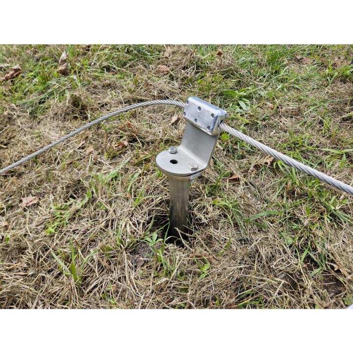 CONEKT POSTES DE ACERO INOXIDABLE RÍGIDOS