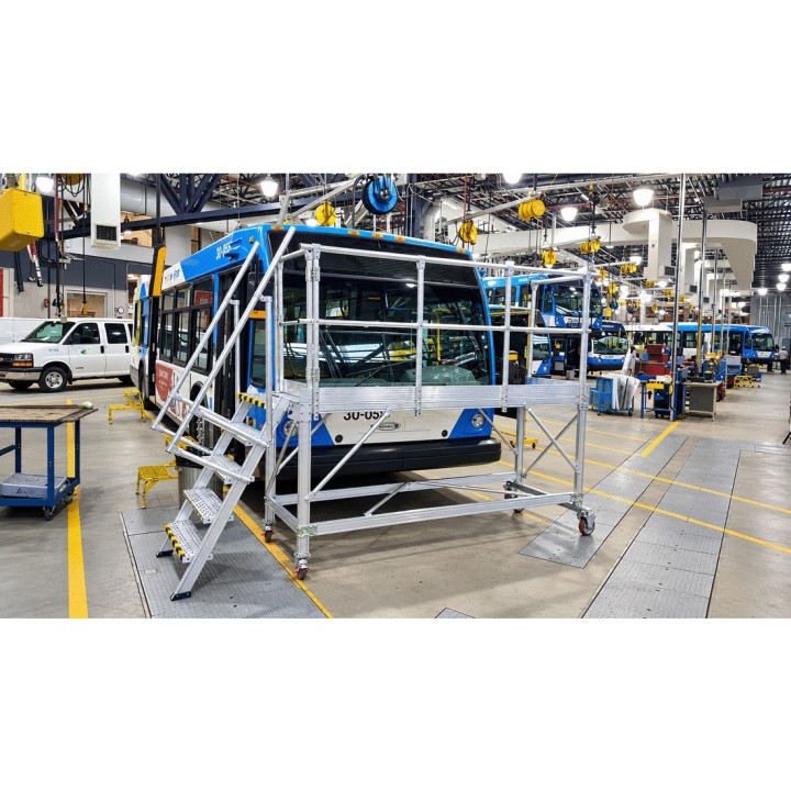 Plataforma de mantenimiento para los parabrisas de los tranvías | L'Echelle Europeenne