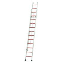 Escalera corredera 2 tramos con cuerda en fibra