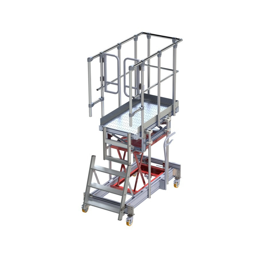 PLATAFORMA ELEVADORA SIMPLE COMPACTA BEESAFE (con o sin desplazamiento)