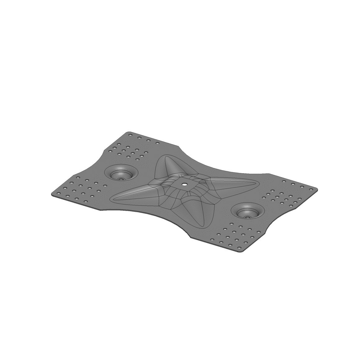 Platina para 2 tacos oscilantes CONEKT