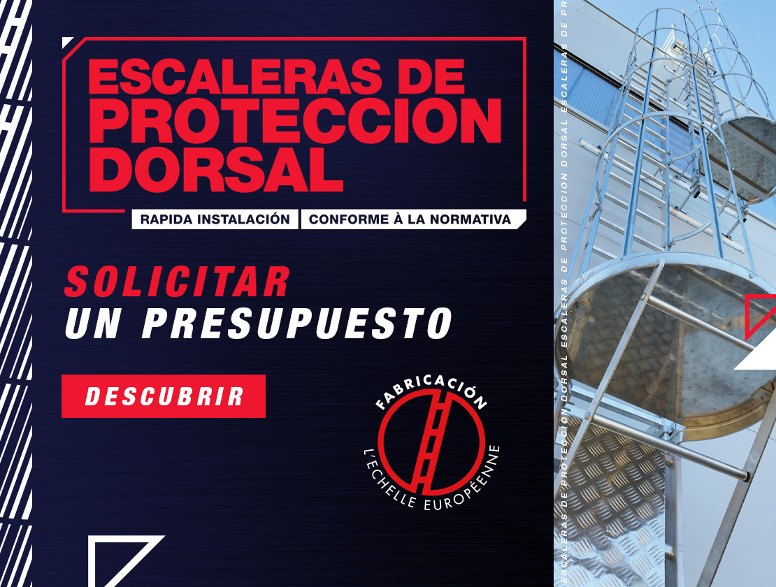 L'Echelle Europeénne , especialista de la altura hace años: Fabricación acceso a medida, equipos para trabajos en altura, escaleras y barandillas