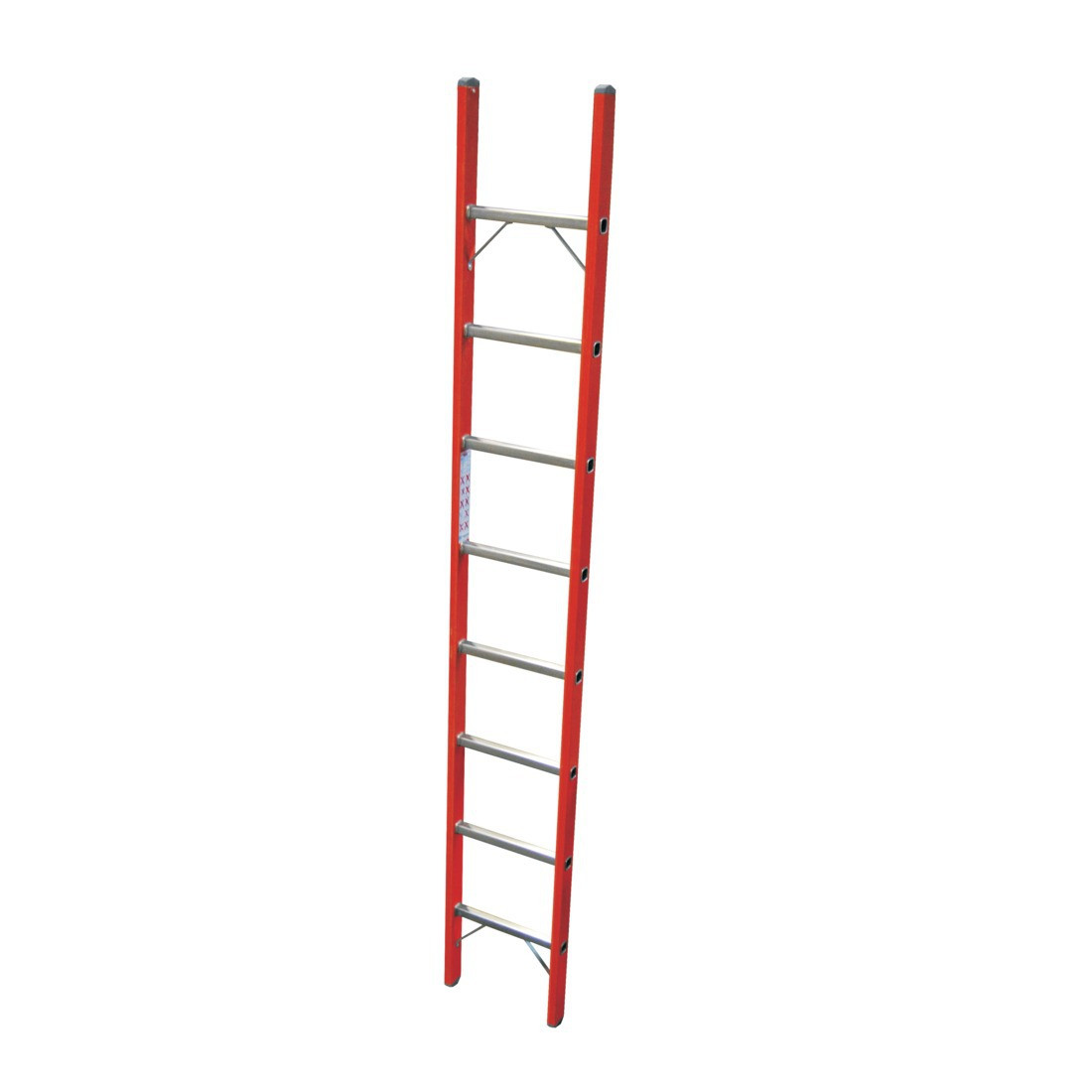 Escalera simple mixta fibra / aluminio