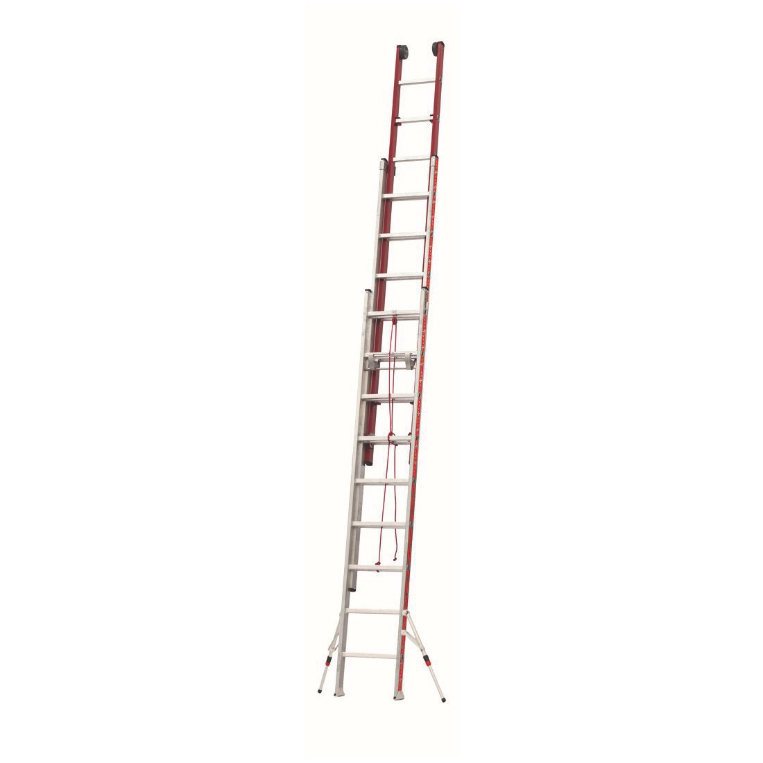 PROSTEP escala mixta extensible 3 tramos con cuerda de aluminium y fibra de vidrio