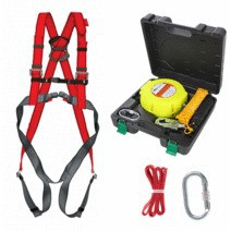Kit con anticaídas retráctil de cable