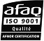 Logo Afaq ISO 9001 Qualité AFNOR CERTIFICATION